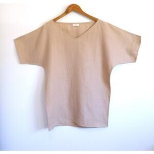 OZMA one size v-neck tunic caftan cover up dress